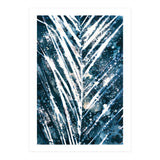 Indigo Blue Botanical Leaves No. 9 (Print Only) thumbnail