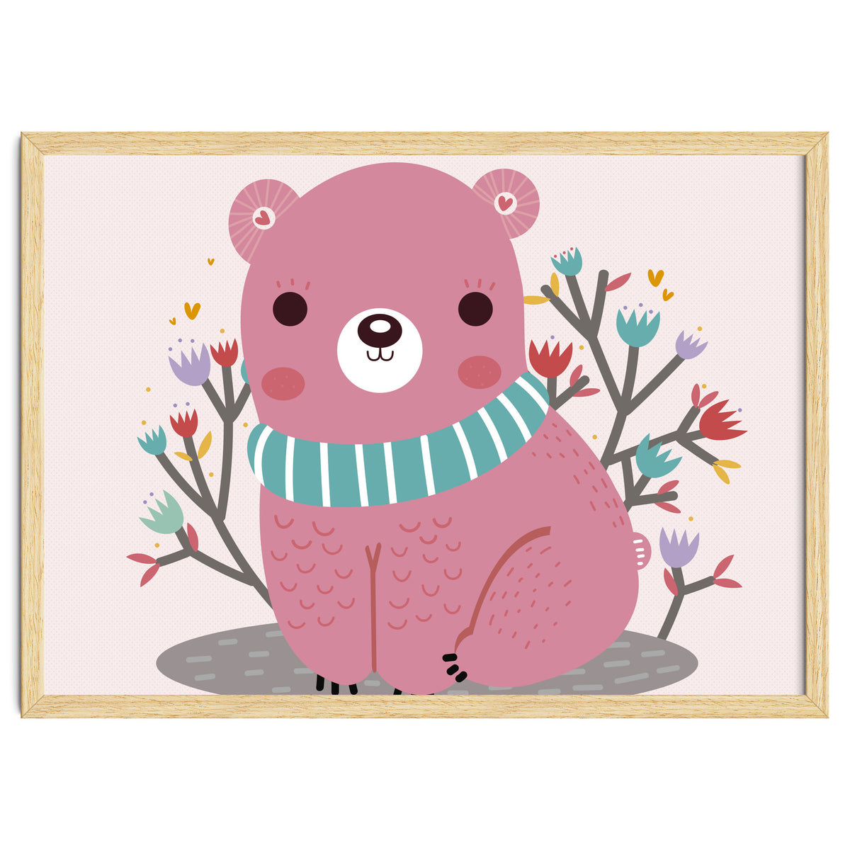 Pink bear