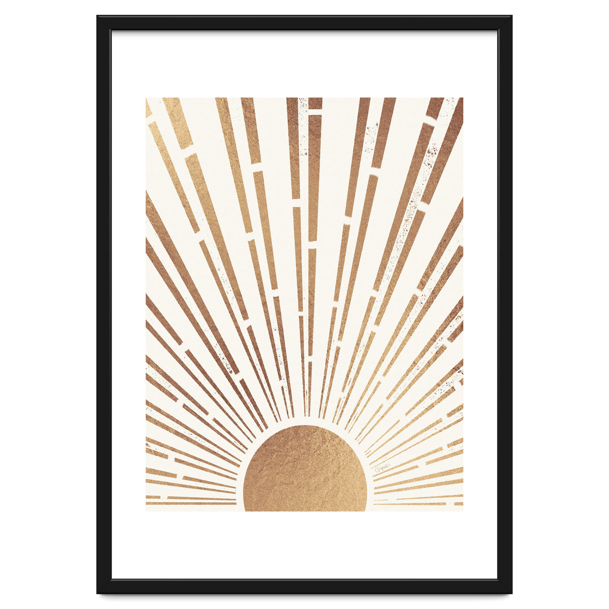 Sun Shines Inside You Gold