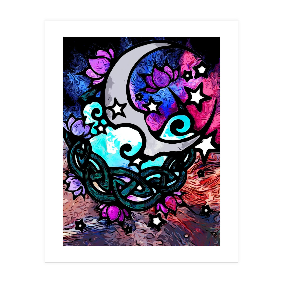 Cradle Crescent Moon (Print Only)