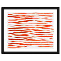 Irregular orange lines pattern