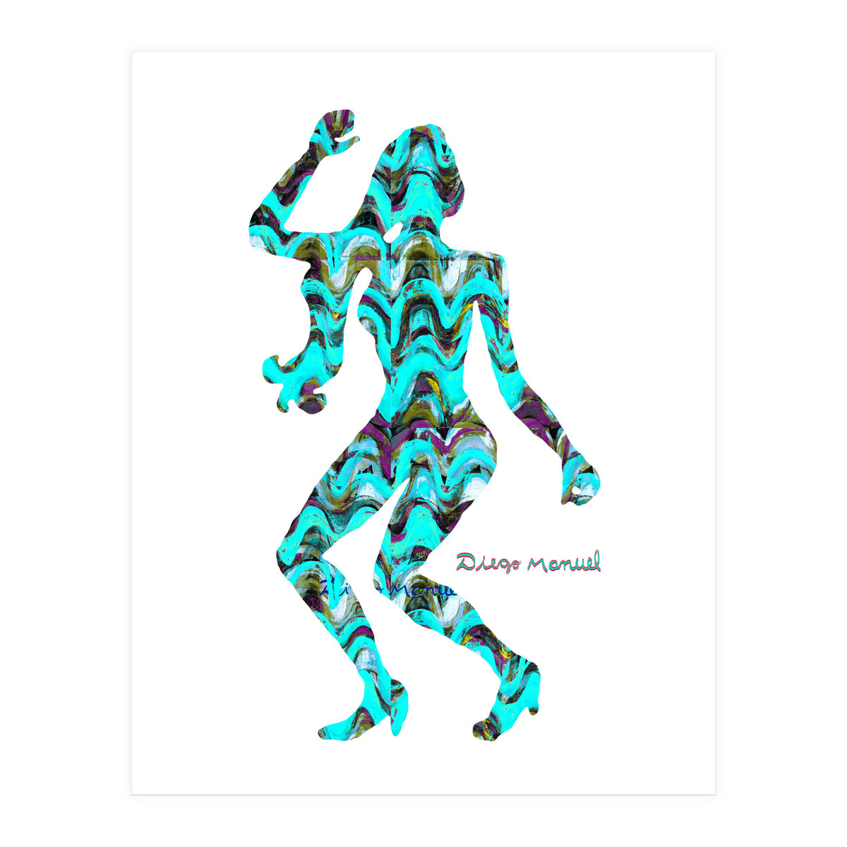 Dance Girl B 12  (Print Only)