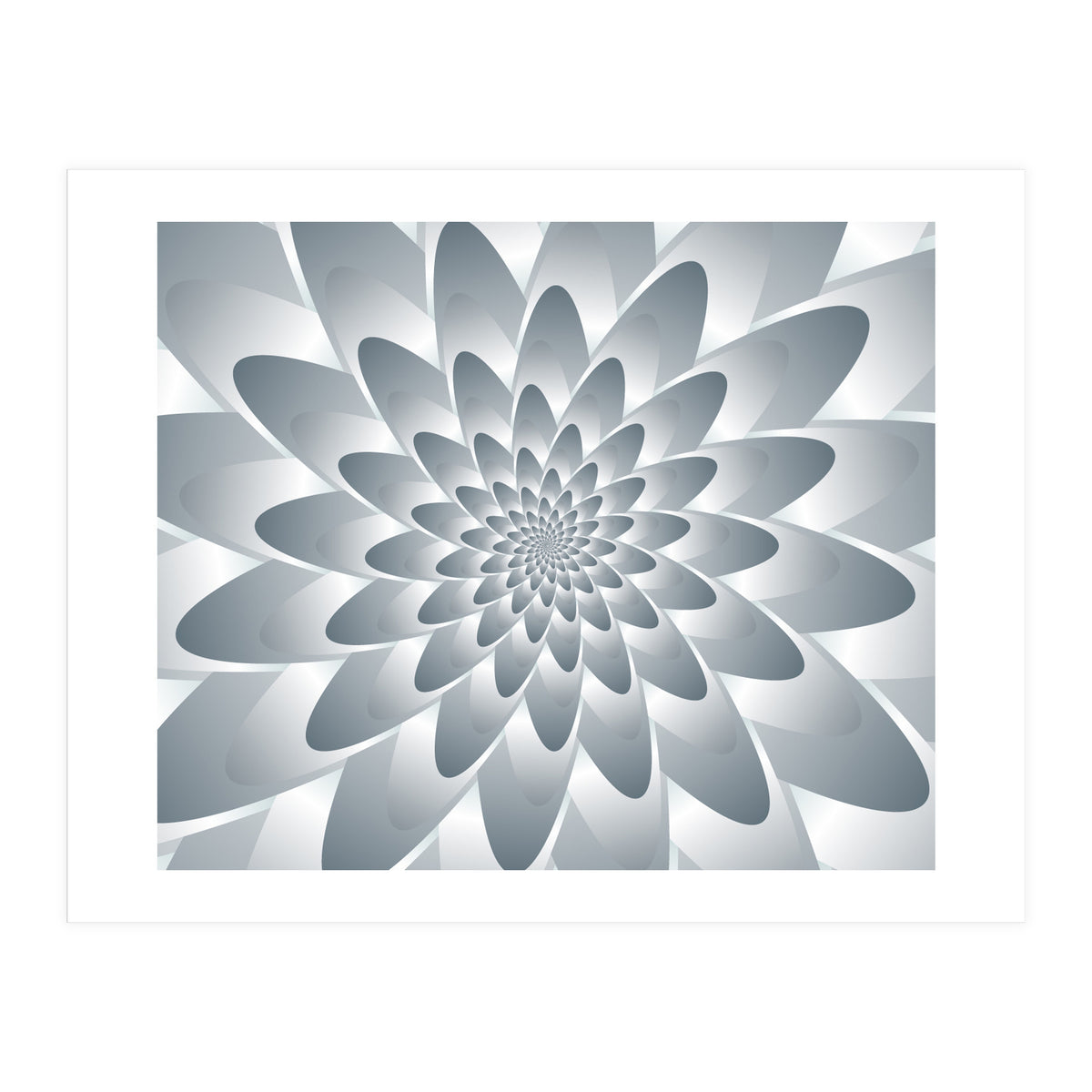 Swirl Flower Pattern  (Print Only)