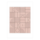 My Favorite Geometric Patterns No.20 - Pale Pink (Print Only) thumbnail
