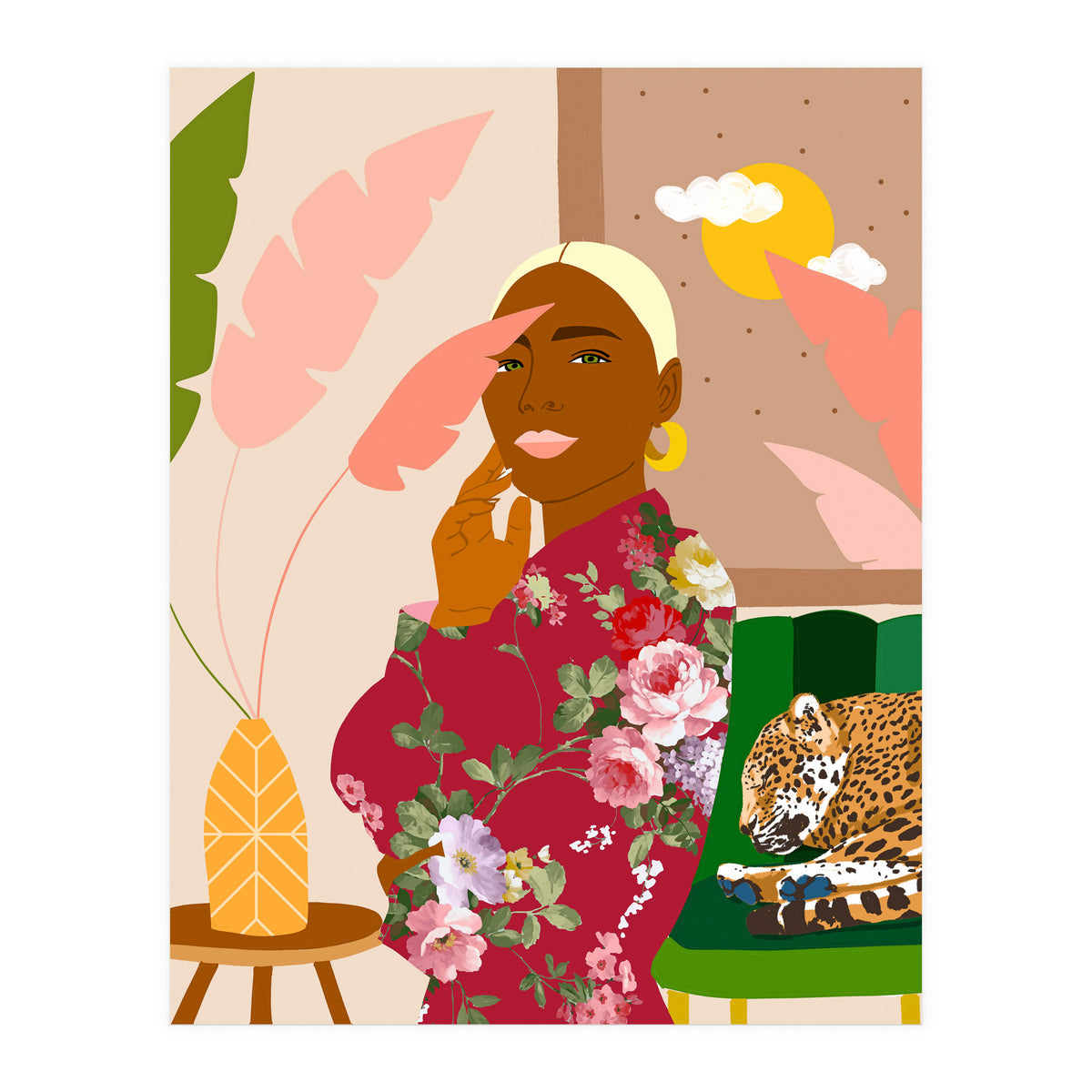 There's Peaceful. There's Wild. I'm Both At The Same Time (Print Only)