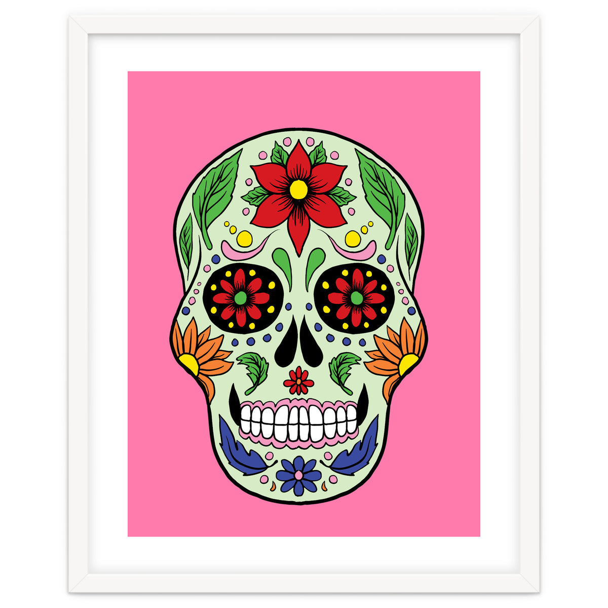Colorful Skull I