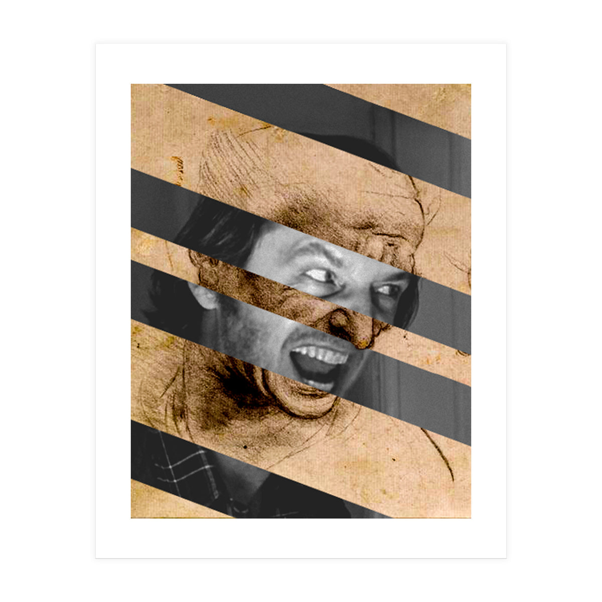 Leonardo Da Vincis Head For Th (Print Only)