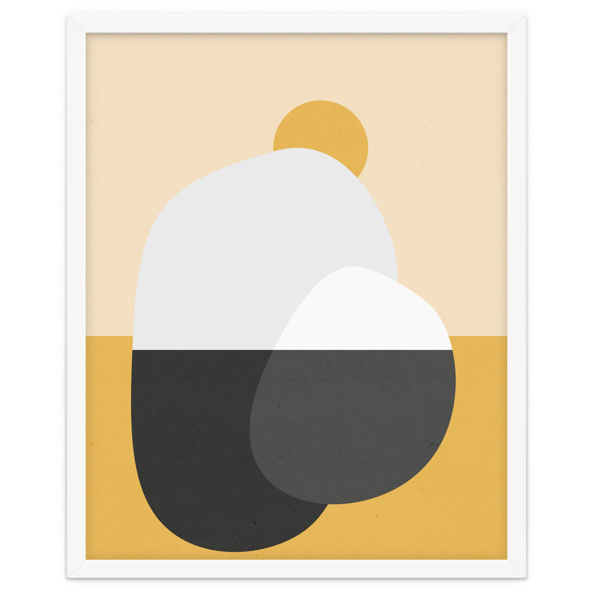 Abstract Boulders - Golden Desert