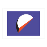 Geometric Shapes No. 37 - orange & purple (Print Only) thumbnail