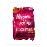 Neon Collection - Icecream (Print Only) thumbnail