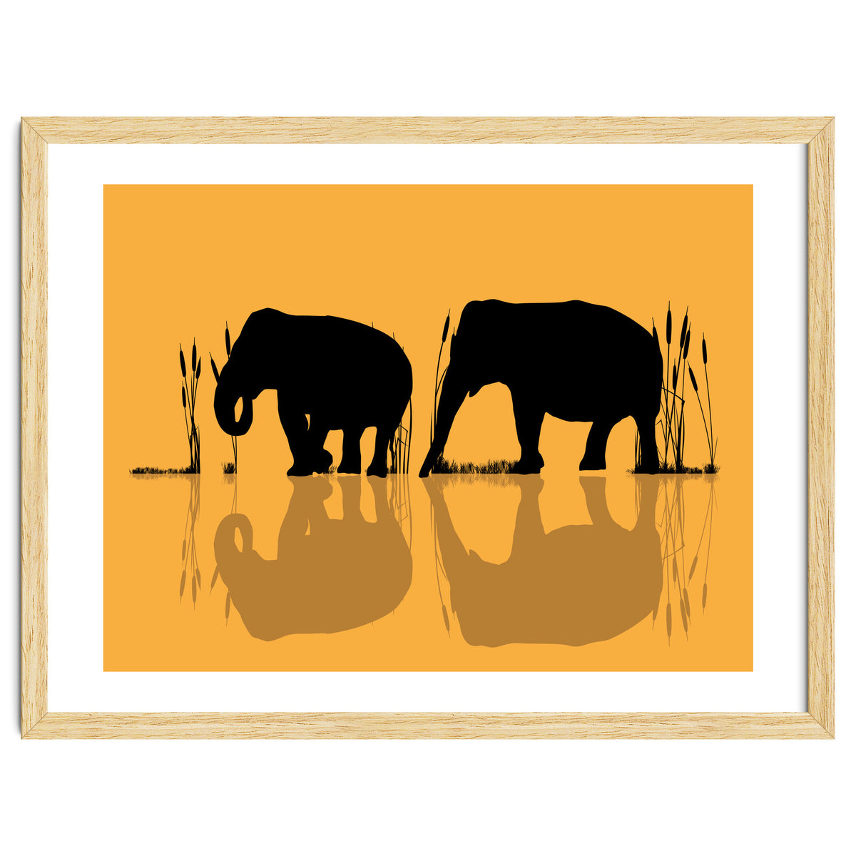 Elephants In The Water