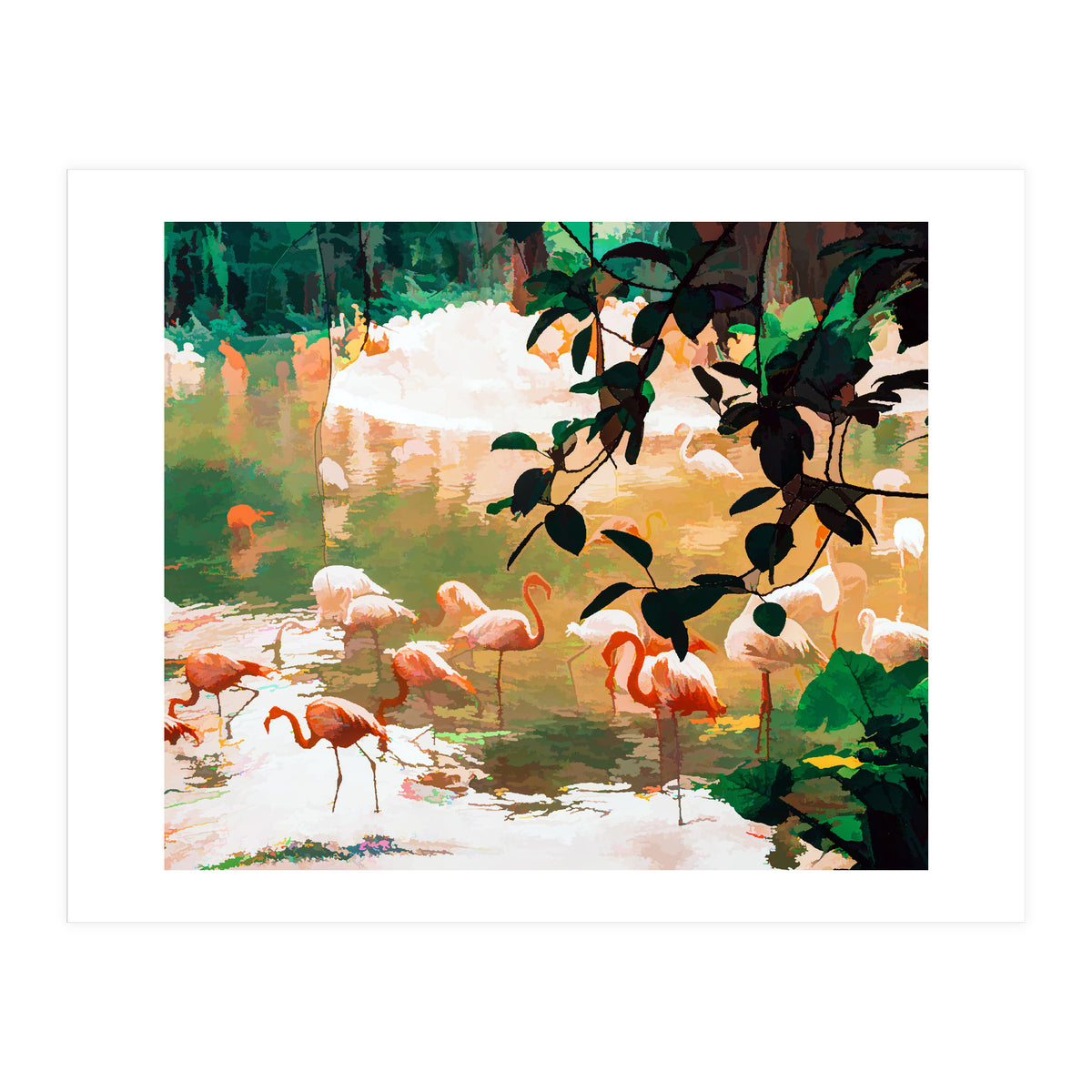 Flamingo Sighting (Print Only)