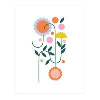 Blooming flowers (Print Only)