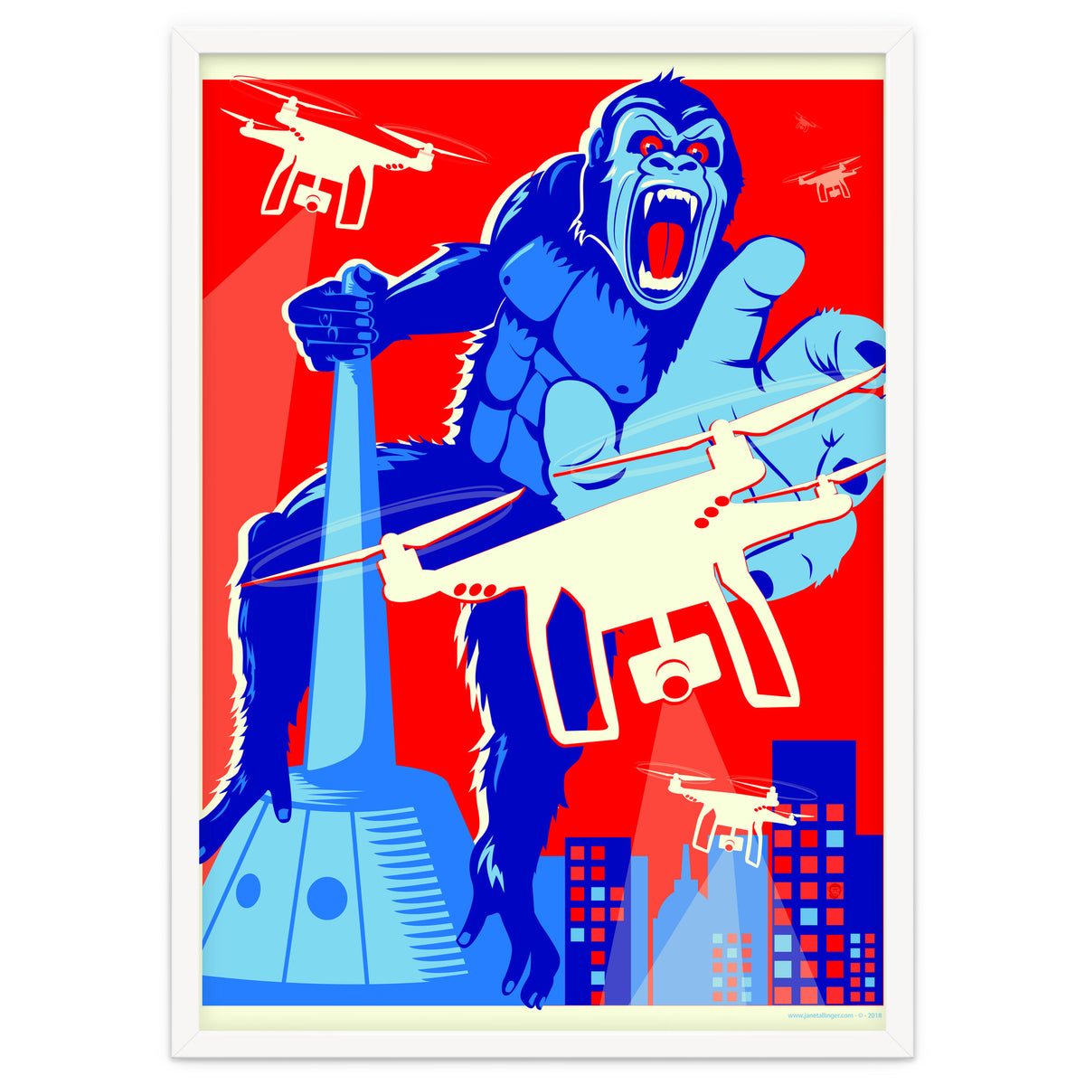 King Kong vs Drones