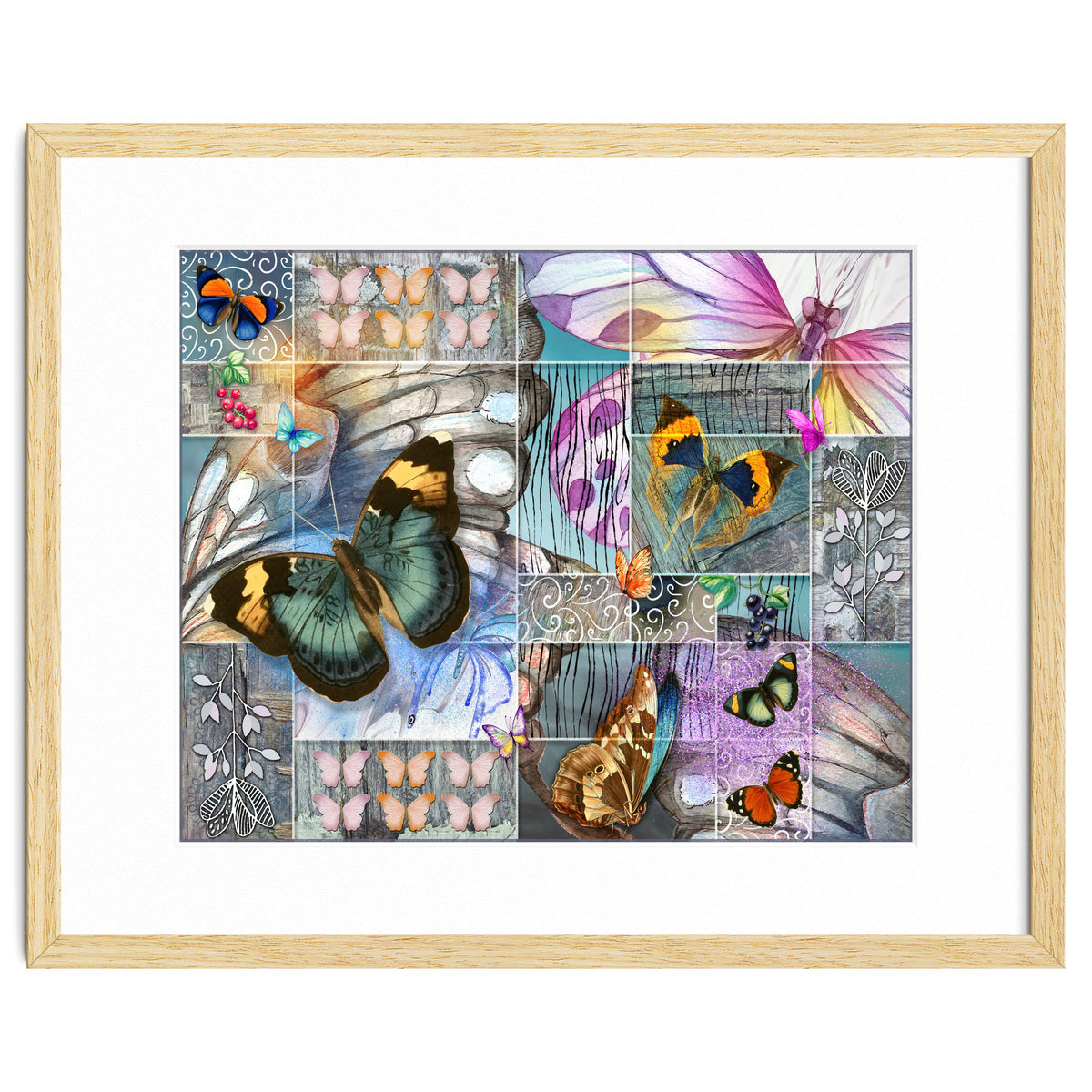 Butterfly Wings Collage