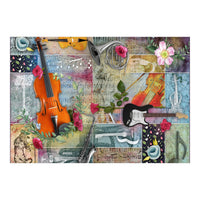 Musical Garden Collage (Print Only)