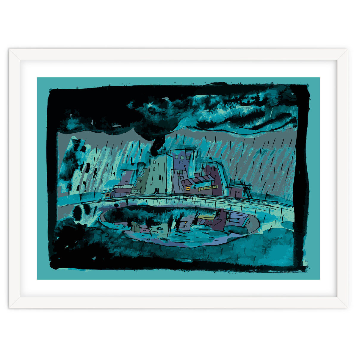 Autumn Rain in the Old City