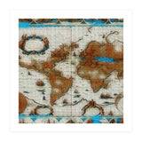 Vintage Mapa Mundi revisited (Print Only) thumbnail
