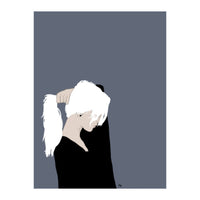 White Hair Beauty (Print Only)