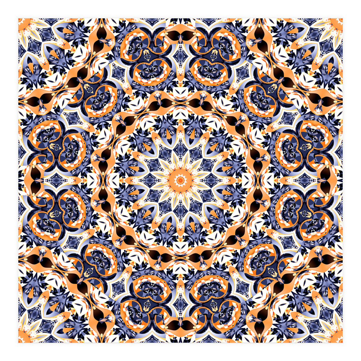 Abstract Mandala Pattern (Print Only)