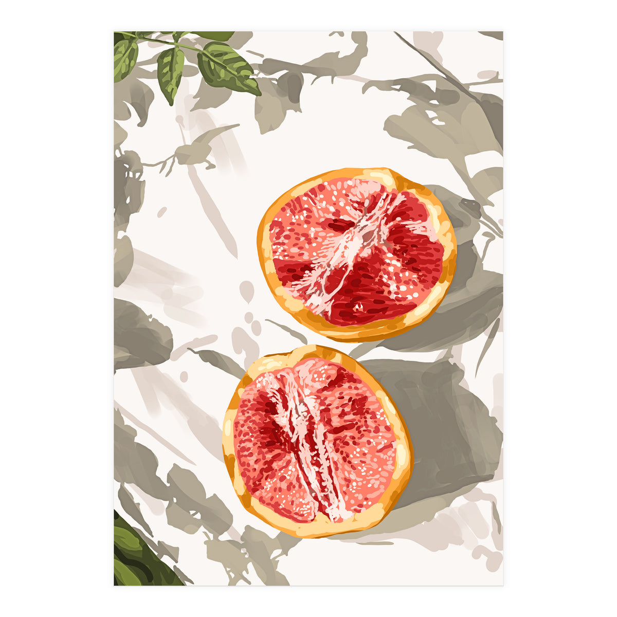 Grapefruit Kinda Zest For Life (Print Only)