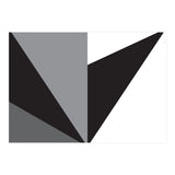 Geometric Shapes No. 76 - black, white & grey (Print Only) thumbnail