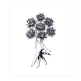 Hand With Lotuses (Print Only) thumbnail