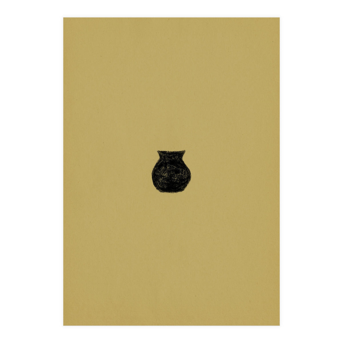 Olive green and black crock (Print Only)