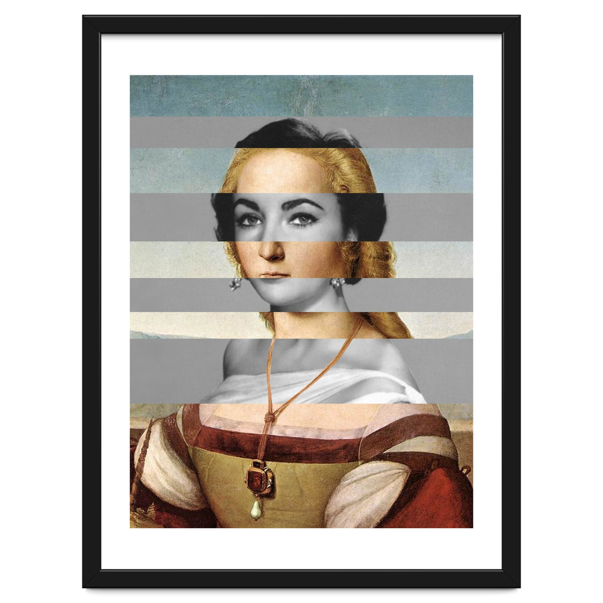 Rafael Portrait of Young Woman with Unicorn & Liz Taylor