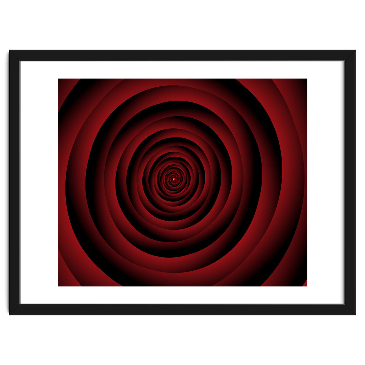 Abstract Concentric Spiral Circles