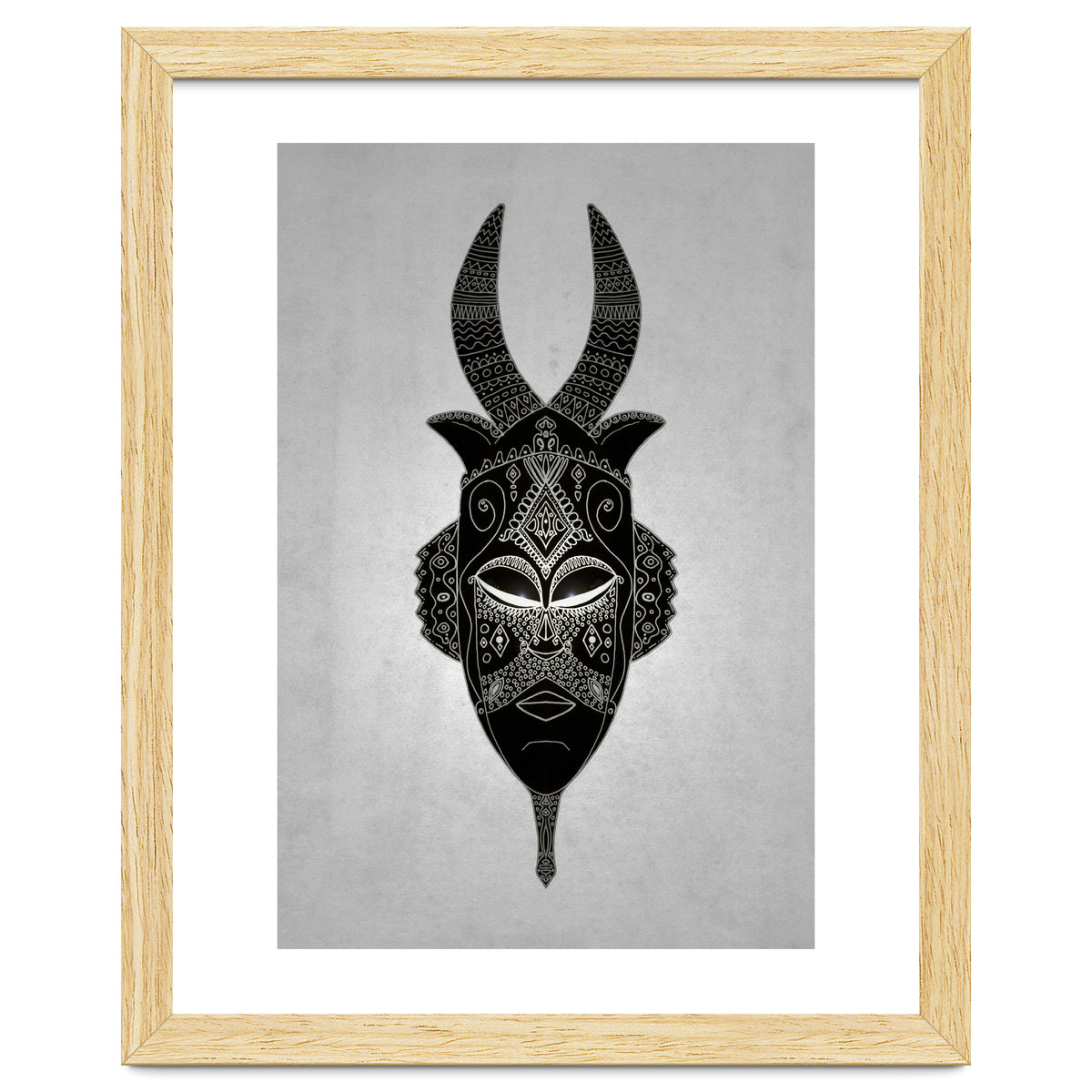 Horned Tribal Mask