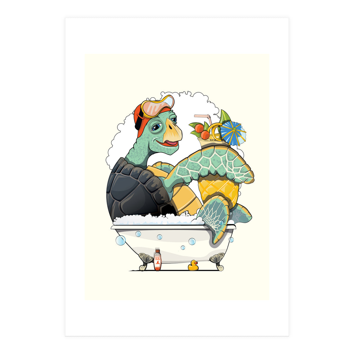 Turtle in the Bathtub (Print Only)