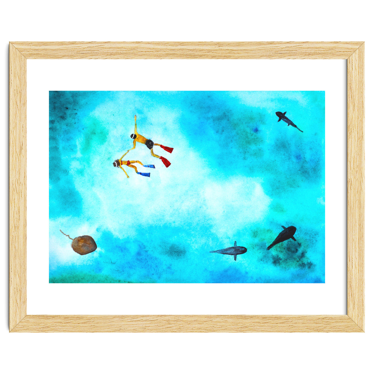 One summer day || watercolor