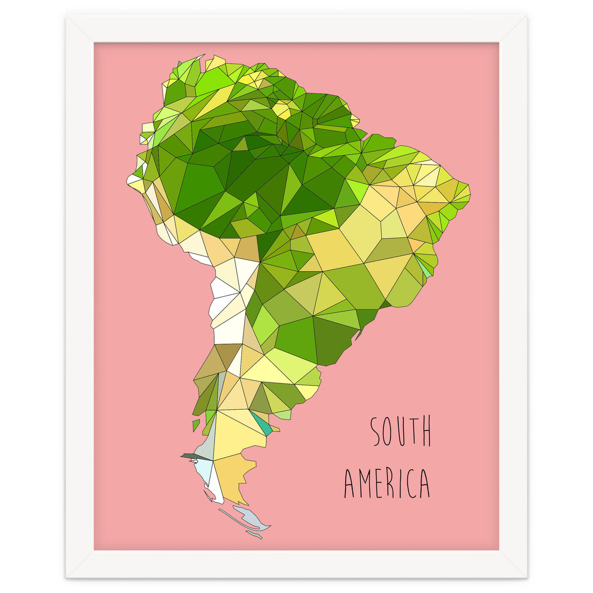SOUTH AMERICA – Pink