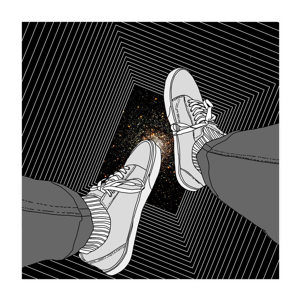 Falling into Abyss (Print Only)