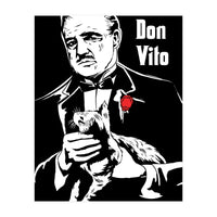 Don Vito The Godfather movie poster (Print Only)