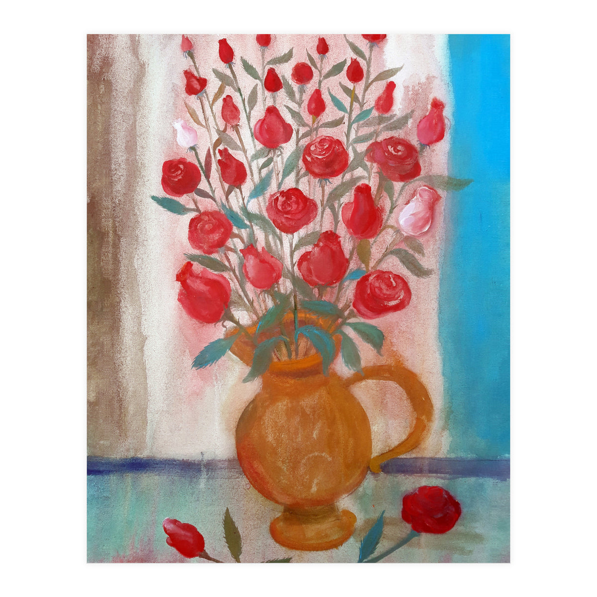 Rosas Rojas (Print Only)