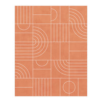 My Favorite Geometric Patterns No.23 - Coral (Print Only)