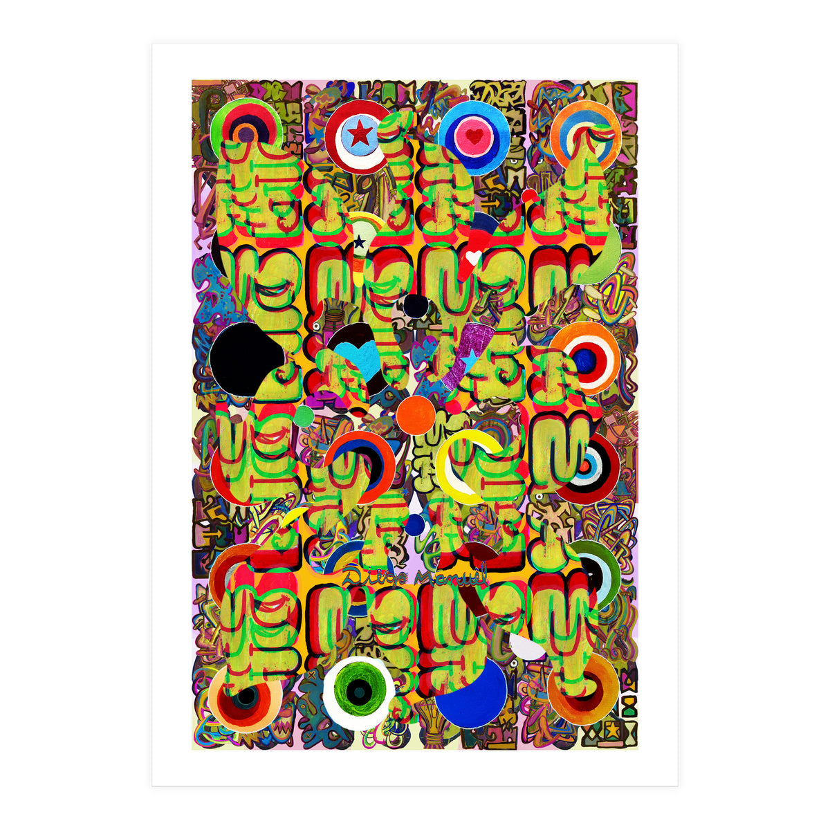 Fuego Y Graffiti 74 (Print Only)