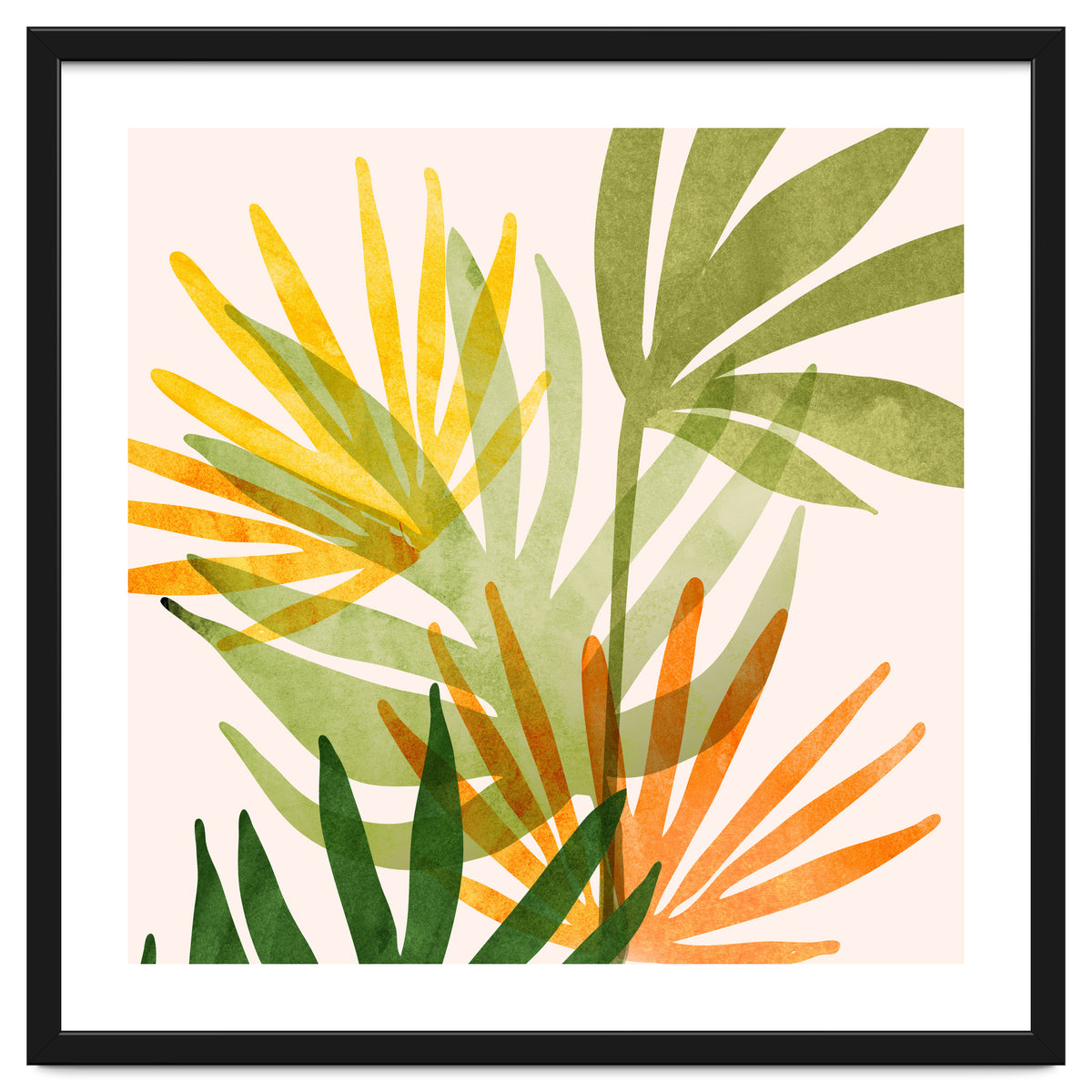 Modern Tropical Abstract Bouquet