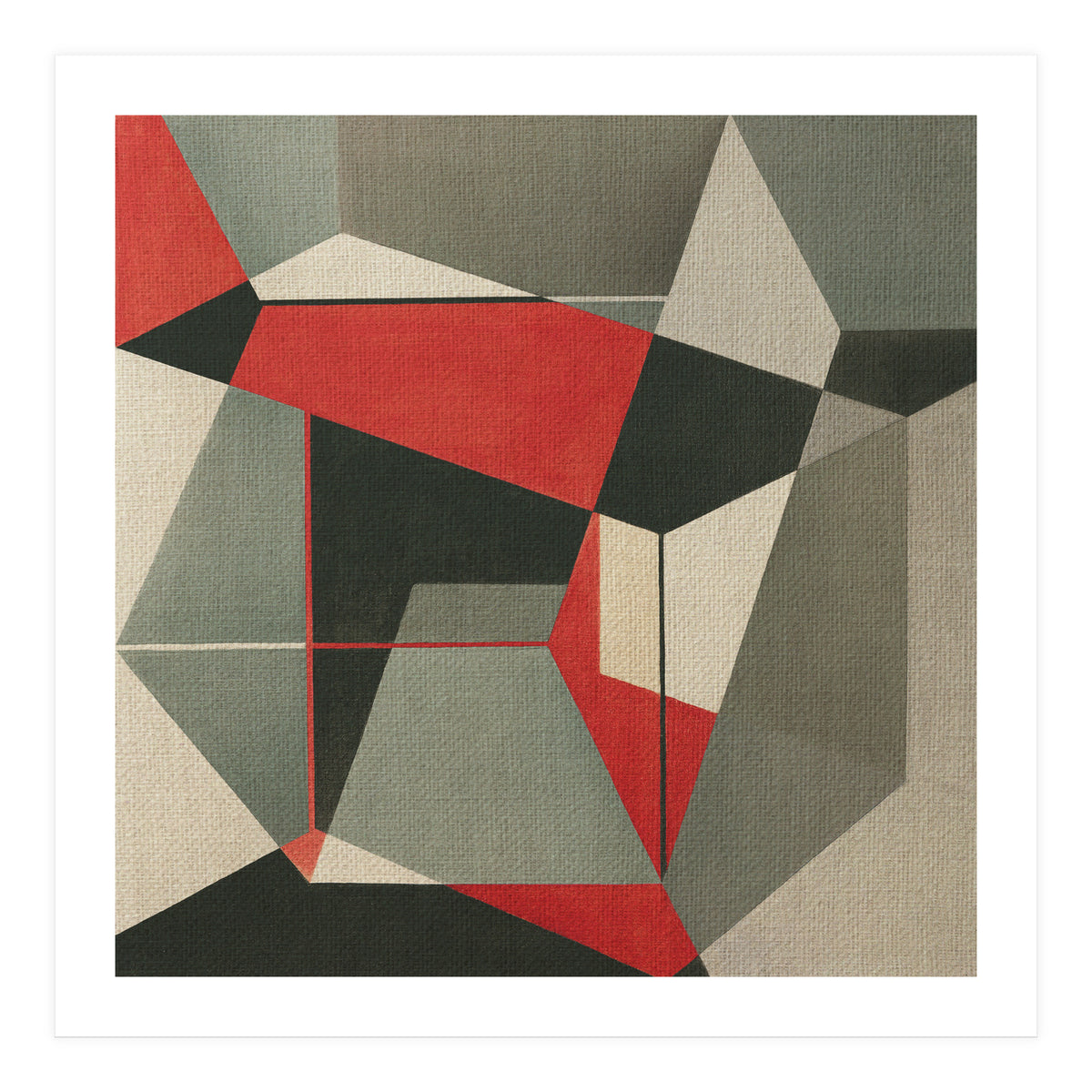 Geometric Fox (Print Only)