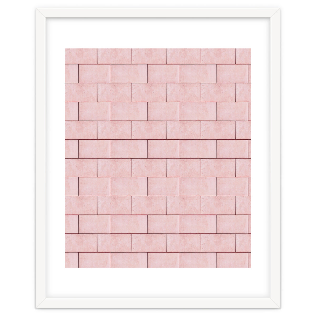 Blush Brick Imperfection