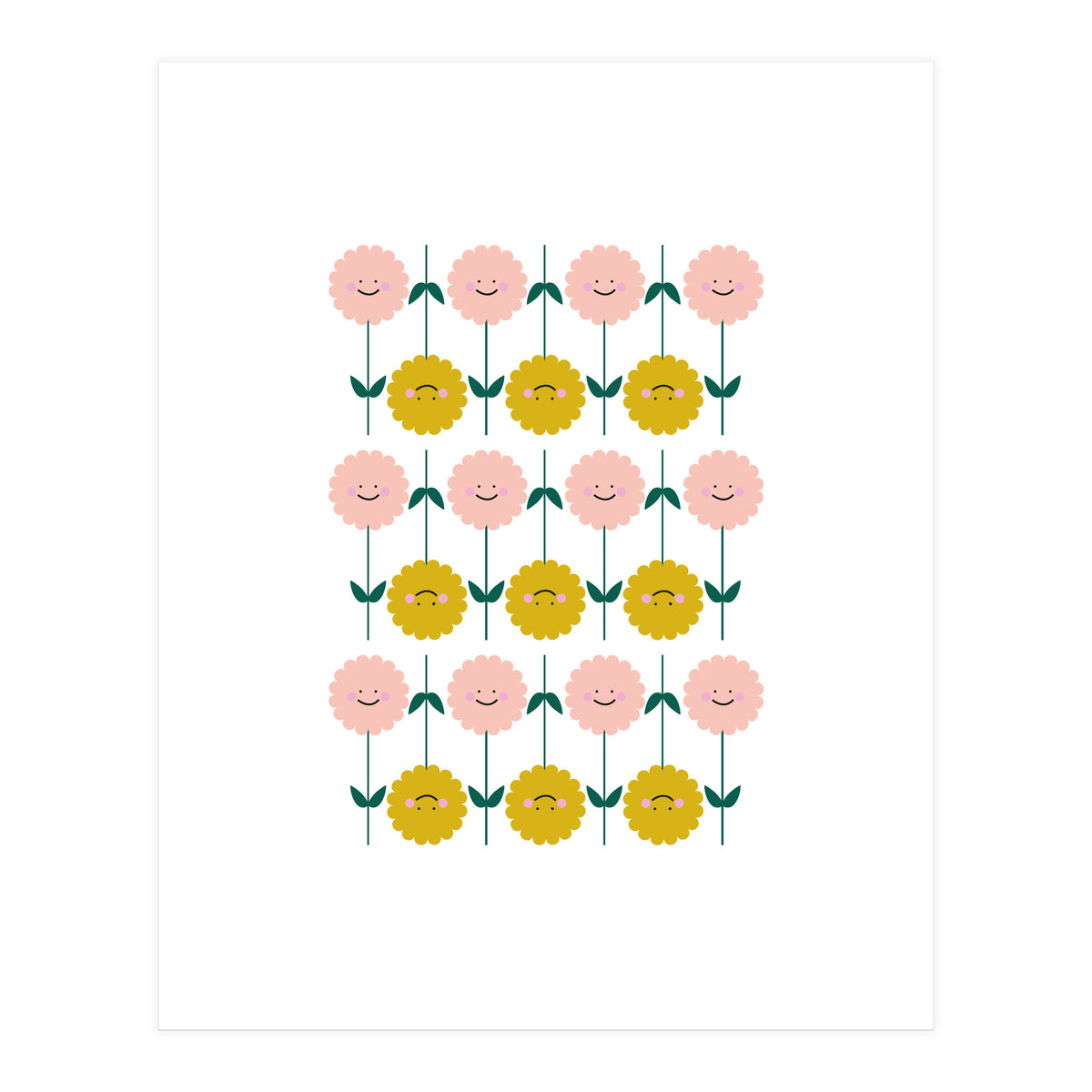 Smiling Flowers Rgb (Print Only)