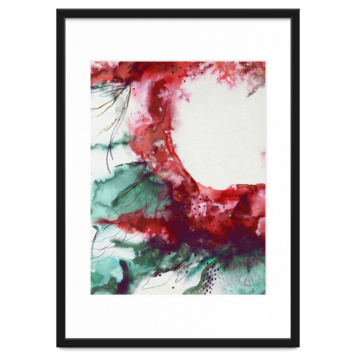 Abstract floral explosion