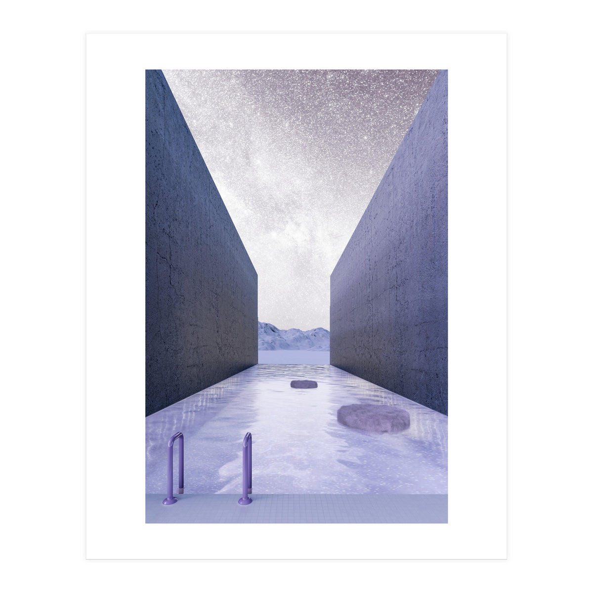 POOL SERIES-PURPLE (Print Only)