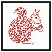 Squirrel Papercut