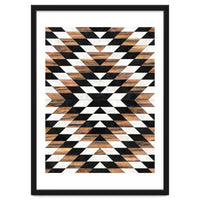 Urban Tribal Pattern No.13 - Aztec - Concrete and Wood