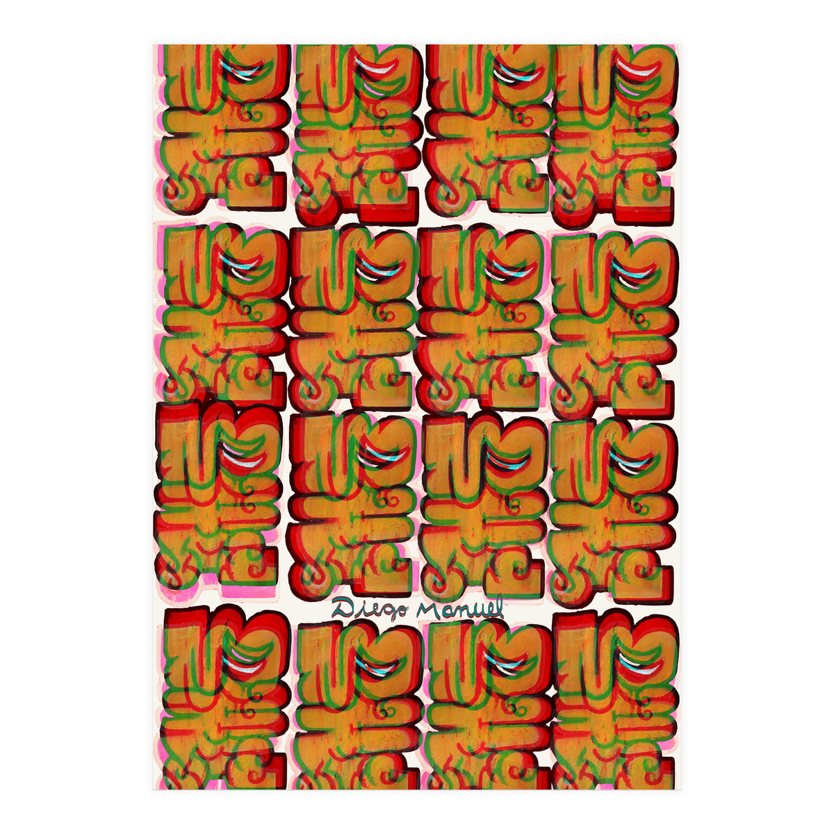 Graffitis 2021 Tapiz 130 (Print Only)