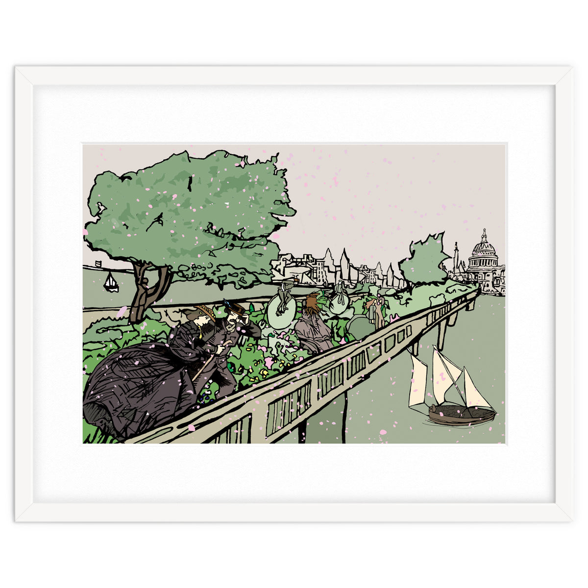 A Windy Day On The Garden Bridge