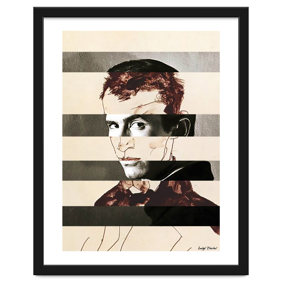 Egon Schiele's Self Portrait & Anthony Perkins